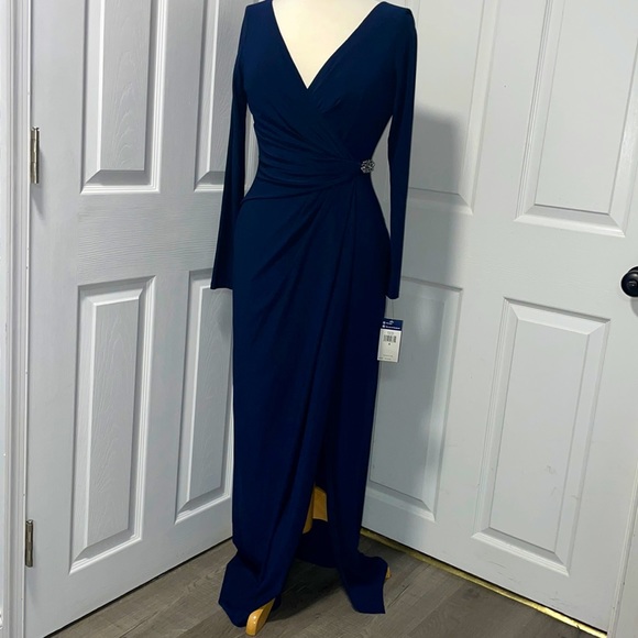 Chaps Dresses & Skirts - SOLD!!! Chaps Evening Gown Navy size 4